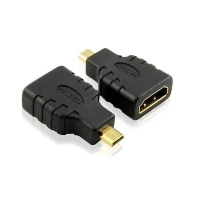 Produktbild von Techly Micro D HDMI - HDMI M/F, Micro HDMI D, HDMI, Schwarz