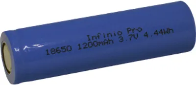Produktbild von INFINIO Li-Ion Akku Typ 18650 mit 1200 mAh