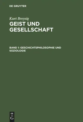 Produktbild von Geschichtsphilosophie und Soziologie