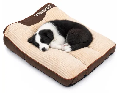 Orthopädisches Hundebett XXL, 100x75x21 cm, Cordbezug, waschbar