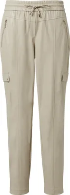 Produktbild von Comma Damen Hose in Lederoptik 7/8 mit Cargotaschen und Reißverschlusstaschen