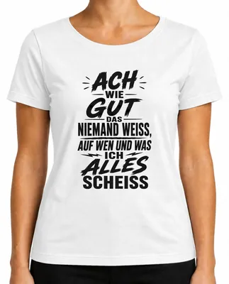Zdjęcie produktu dla "Ach, jak dobrze, że nikt nie wie, na kogo jest to ironiczne damskie T-shirt", biały, rozmiar S