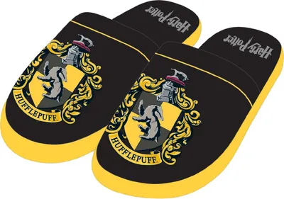 Produktbild von Harry Potter Hausschuhe Hufflepuff Größe L