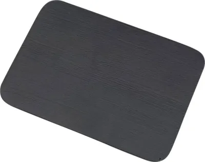 Produktbild von Kerzenteller Aluminium Schwarz 17x12cm Untersetzer Kerzenhalter Tischdekoration