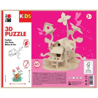 Produktbild von Marabu KiDS 3D Puzzle Feenhaus