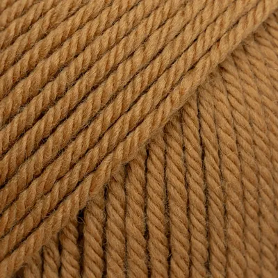 Produktbild von Premium Einfarbiges Strickgarn Drops Daisy 12 Karamell – Weich, langlebig & ideal für kreative Handarbeiten