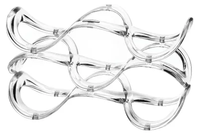 Weinregal Cuvée, 32,4 x 16 x 18,2 cm, Kristall, 9 Flaschen