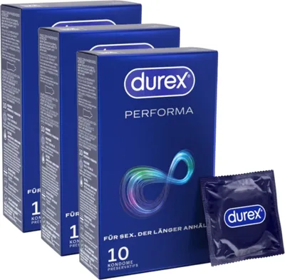 Produktbild von Durex Performa Kondome 3 x 10 Stück