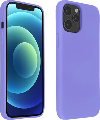 Produktbild von Avizar, Halbsteife Silikonhülle für Apple iPhone 12 Pro Max, Violett