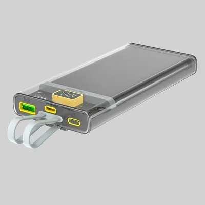Produktbild von 4smarts 540209, 10000 mAh, Lithium Polymer (LiPo), Power Delivery, Quick Charge 3.0, Grau