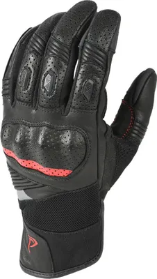 Productafbeelding van DIFI Rallye Air 2 dames motorhandschoenen, zwart/rood, maat L
