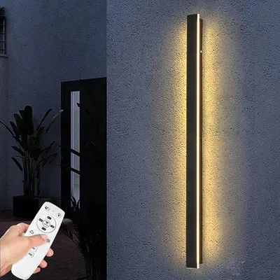 Obrázok produktu pre Vodotesná stmievateľná nástenná lampa do záhrady, na terasu, do garáže a do vstupnej haly, 30 W/60 cm