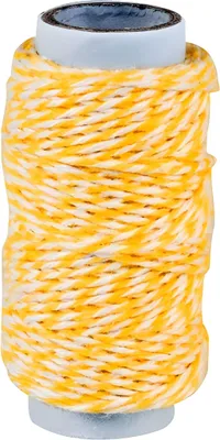 Image de KNORR prandell Cordon décoratif / cordon de boulangerie jaune 20 m