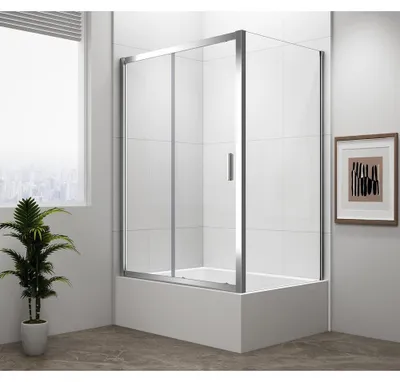 Obrázok produktu pre DEEP Obdĺžnikový sprchový kút 1200x750mm L/R variant, číre sklo