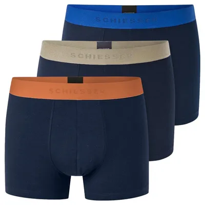 Produktbild von Schiesser 3er Pack 95/5 Baumwolle Retro Short / Pant Hochwertige Baumwolle für angenehmen Tragekomfort, Elastischer Bund für perfekte Passform, Atmungsaktive Shorts für den Alltag