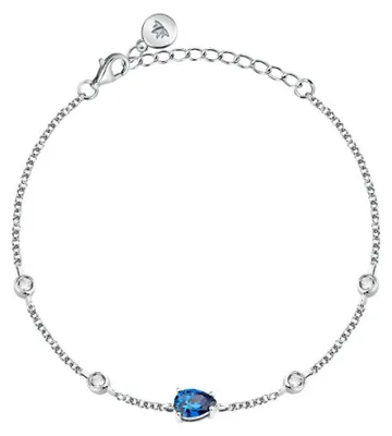 Image de Charmant bracelet en argent avec zircones Tesori SAIW201