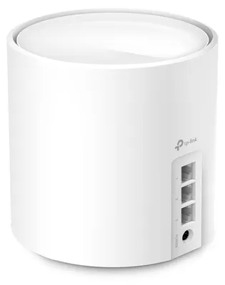 Produktbild von TP-Link AX3000 Whole Home Mesh WiFi 6 System, 2er Pack, Weiß, Intern, CE: <20 dBm (2.4 GHz) <23 dBm (5 GHz) FCC: <30 dBm (2.4 GHz) <30 dBm (5 GHz), Dual-Band (2,4 GHz/5 GHz), Wi-Fi 6 (802.11ax), 802.11a, 802.11b, 802.11g, Wi-Fi 4 (802.11n), Wi-Fi 5 (802.11ac), Wi-Fi 6 (802.11ax)