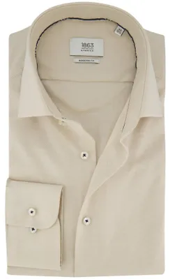 Produktbild von Hemd Eterna 1863 Modern Fit beige Baumwolle