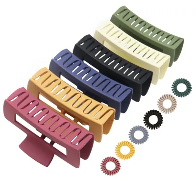 Immagine prodotto di Fermagli per capelli grandi antiscivolo da donna 11 cm - set da 6