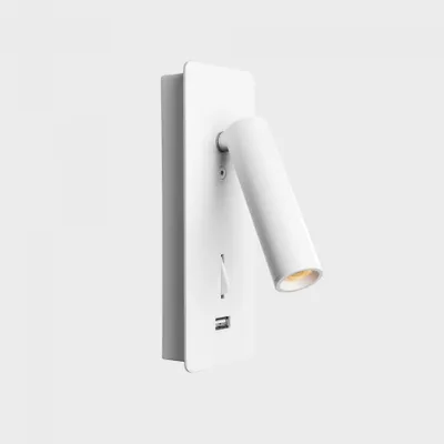 Zdjęcie produktu dla KOHL LIGHTING SIGN Kinkiet 70 x 30 mm biały 3 W CRI 80 3000 K bez możliwości ściemniania