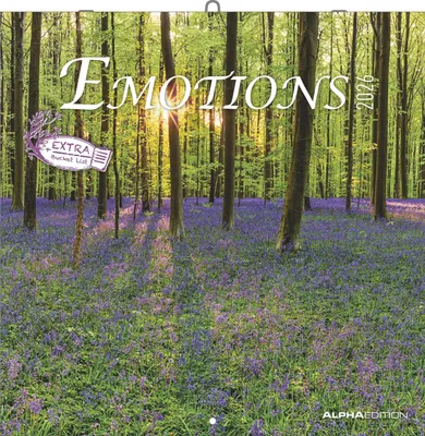 Productafbeelding van Emotions 2026 - Brochurekalandertje, 30x30 cm (30x60 cm open)