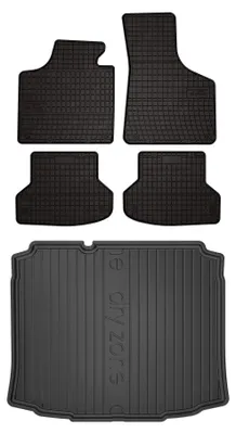 Obrázok produktu pre Gumové autokoberce SolidPRO + vaňa kufra DryZone pre: Audi A3 Sportback 8P 2003-2013 hatchback 5 ks