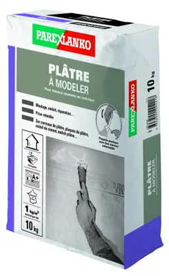 Modelliergips 10 kg für Reparatur, Beschichtung und Gießen