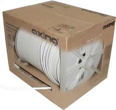 Produktbild von AXING Koaxialkabel 250m weiß SKB 94-04 opti-box A+ 3fach gesch