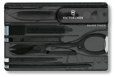 Immagine prodotto di Victorinox Swiss Card Classic nero trasparente in blister