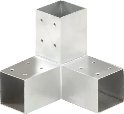 Produktbild von CLORIS Pfostenverbinder Y-Form Verzinktes Metall 71 x 71 mm, 1,5 kg