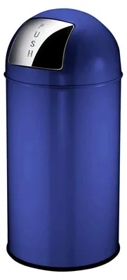 Produktbild von EKO - Pushcan 40 Liter - Steel   - Blau