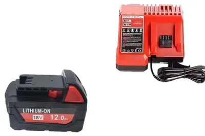 Produktbild von Ersatzbatterie, 12000mAh Kapazität, Ladegerät Set enthalten, 1x12Ah-Ladung