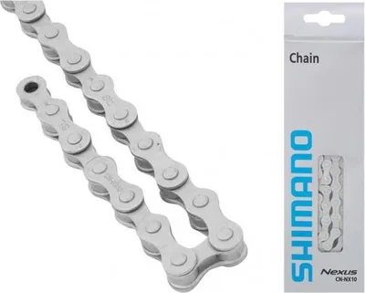 Produktbild von Shimano CN-NX10, Fahrradkette, Stadt-Fahrrad, Stahl, 25,4 / 2 mm (1 / 2")