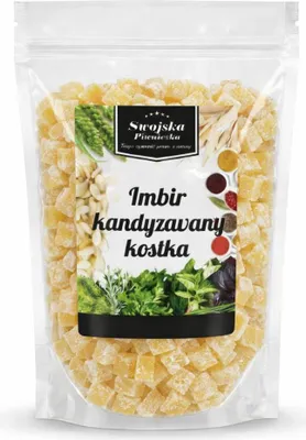 IMBIR KANDYZOWANY Kostka 250g Swojska Piwniczka
