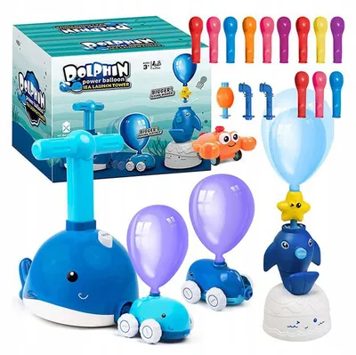 Produktbild von Gazelo Delfin Ballonauto Aerodynamisches Fahrzeug mit Luftwerfer