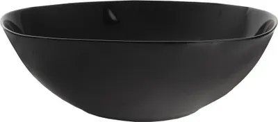 Obrázek produktu pro Salátová mísa skleněná černá LUNA 25 cm, 2l