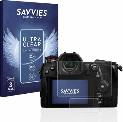Produktbild von 6x Für Panasonic Lumix DC-G9 Schutzfolie Savvies Displayschutz Display Schutz Folie Klar Transparent