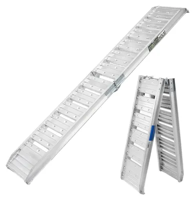 Produktbild von TRUTZHOLM 1x Alu Auffahrrampe 181 cm Traglast 200 kg klappbar rutschfest Motorradrampe Verladerampe