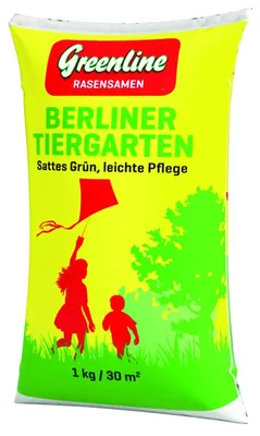 Produktbild von Greenline Rasensamen Berliner Tiergarten 1 kg, grün