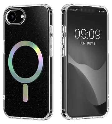 Produktbild von kwmobile Hülle kompatibel mit Apple iPhone 17e / iPhone 16e Handyhülle - Hard Case mit TPU Bumber - Schutzhülle kompatibel mit MagSafe - Kameraschutz