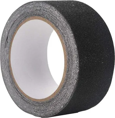 Obrázok produktu pre Samolepiace ochranné lišty na schody a podlahu – 5 m x 5 cm (čierne).
