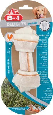 Produktbild von 8in1 Delights Pro Dental, Leckerli, Hund, Huhn, 70 g