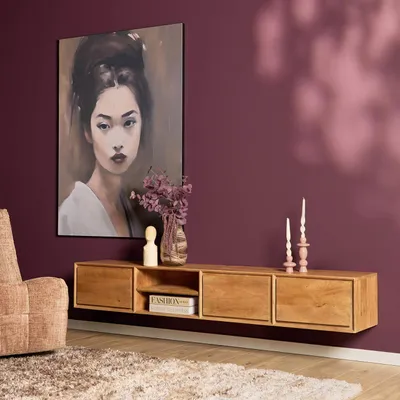 Productafbeelding van Starfurn Zwevend Tv-meubel Ambiance Naturel 200cm