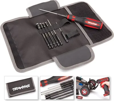 Produktbild von Traxxas TRX8712 Speed-Bit Essentia-Set, 7teilig 1/4Zoll + Griff