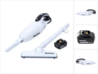Produktbild von Makita DCL 181 FG1W Akku Staubsauger 18 V Weiß + 1x Akku 6,0 Ah - ohne Ladegerät