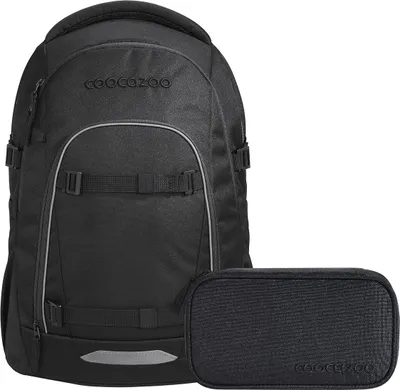 Produktbild von Coocazoo Mate Black Coal Schulrucksack Set 2tlg.