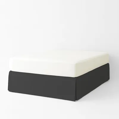 Zdjęcie produktu dla Omgoods - Kołdra na materac (boxspring) o wymiarach 180x200 cm, wykonana z eleganckiej, szarej tkaniny