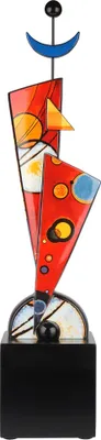 Immagine prodotto di Goebel Figur Kandinsky - Schweres Rot, Porzellan, Bunt, 70 cm, 67075451