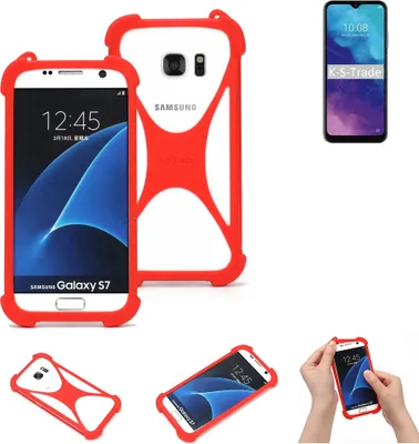Produktbild von K-S-Trade Handy-Hülle kompatibel mit ZTE Blade V30 Vita Schutz-Hülle Bumper Silikon Schutz Hülle Cover Case Silikoncase Silikonbumper TPU Softcase