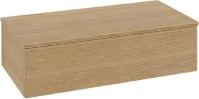 Produktbild von V&B Sideboard mit Frontstruktur Antao 100x26,8x50cm, WBP-farbe botti., hon. Oa